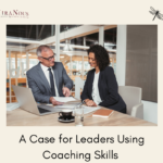 female leaders using coaching skills with make employee